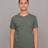 YOUTH HEATHER MILITARY GREEN 2009