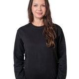 BLACK UNISEX SWEATSHIRT