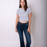 WOMEN CROP ATHLETIC HEATHER 2009