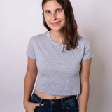 WOMEN CROP ATHLETIC HEATHER 2009