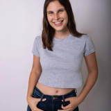 WOMEN CROP ATHLETIC HEATHER 2009