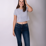 WOMEN CROP ATHLETIC HEATHER 2009