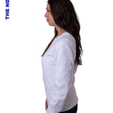 WHITE UNISEX SWEATSHIRT