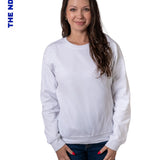 WHITE UNISEX SWEATSHIRT
