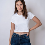 WOMEN CROP WHITE 2009