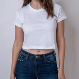 WOMEN CROP WHITE 2009
